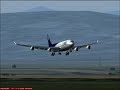 A340-300 LAN landing in Santiago