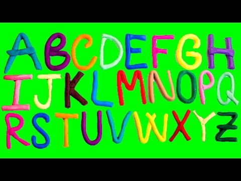 PlayDoh Alphabet Play Doh ABC Learn the Alphabet Phonics Songs Nursery Rhymes