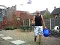 a mum geting wet