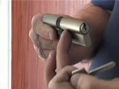how to remove euro cylinder