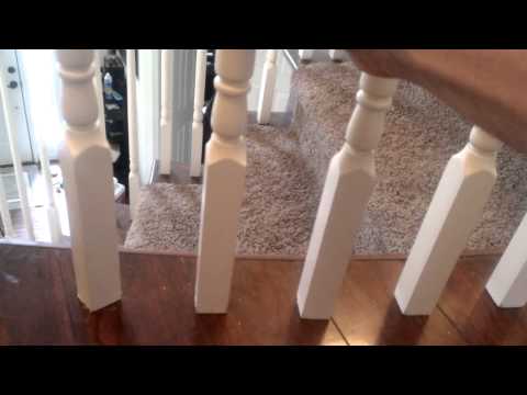 how to fit stair spindles