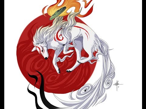 how to draw okami amaterasu