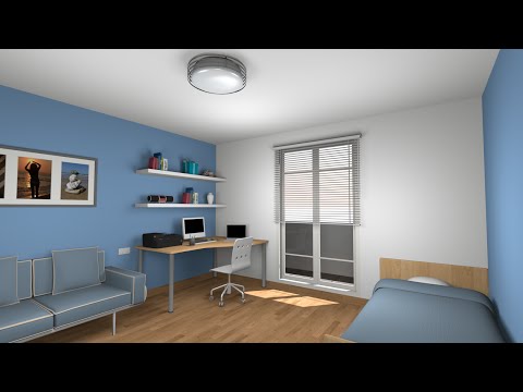 Sweet home 3D tutorial: Design and render a  bedroom - Part 1