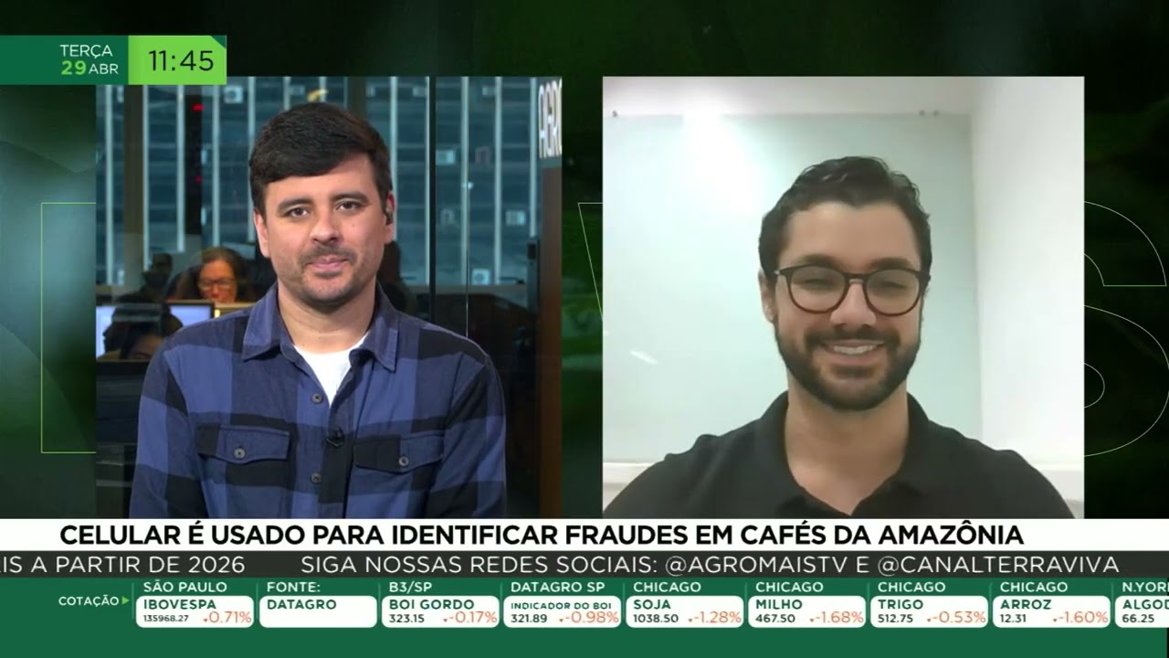 Celular e usado para identificar fraudes em cafés da Amazônia