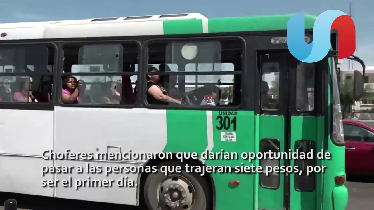 Entra en vigor nueva tarifa de transporte