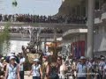 Miles y miles de personas en la Expo