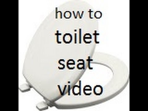 how to attach toilet seat