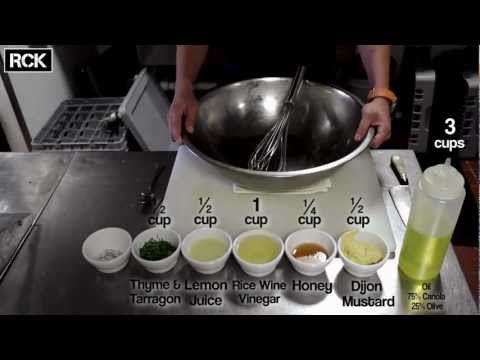 how to make lemon vinaigrette dressing