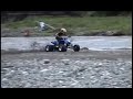 Trocha en rio en La pintada cuatrimoto Yamaha YFZ 450