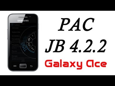 ROM PAC JB 20.1.0 para el Galaxy Ace HD