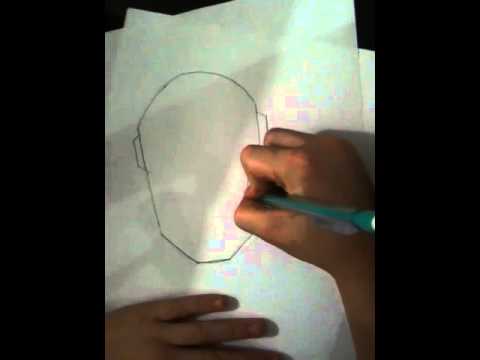 how to draw iron man face