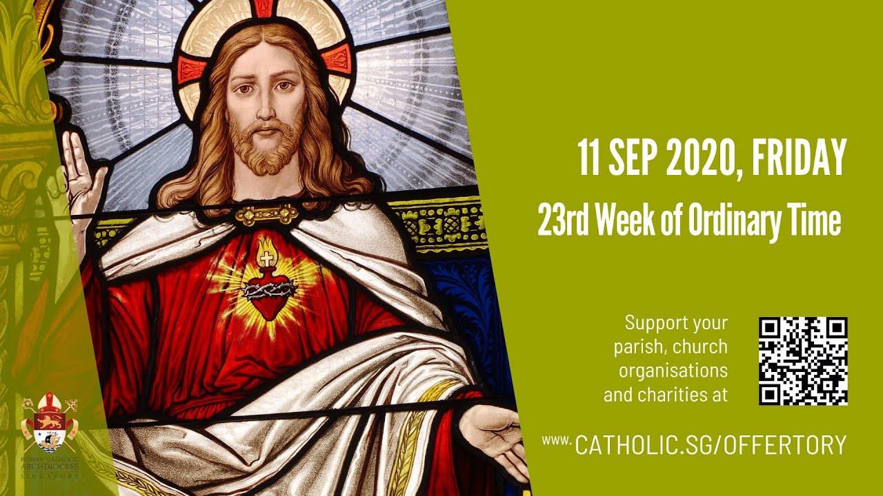 Catholic Friday Mass 11th September 2020 Today Online