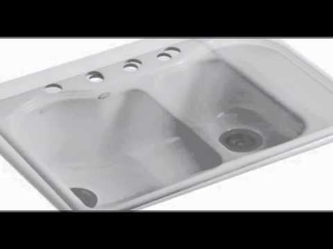 how to clean a white cast iron sink