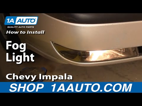 How To Install Repair Replace Fog Light Chevy Impala 00-05 1AAuto.com