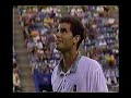 Pete Sampras goes nuts against the chair umpire