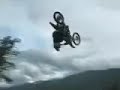 Travis \"not pastrana\" flips dirt bike