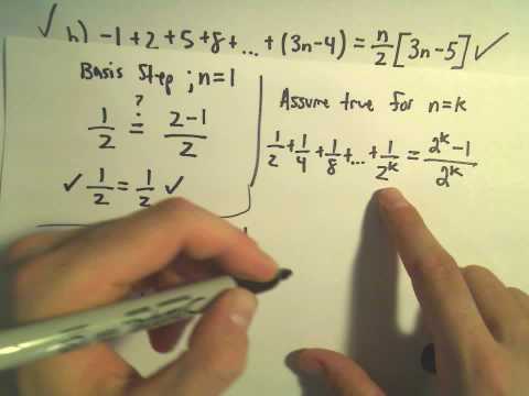 how to prove by induction example