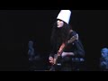 Words cannot describe this Buckethead performance in San Francisco. Although I was in the front, I was off to the side and right beside a HUGE speaker which clipped the sound on my camcorder - so the clip probably doesn't do the song justice.  This was Buckethead's final song before the encore and was definitely the best version of Soothsayer I've ever heard (or seen).  Seems like Buckethead really got into it too. Enjoy ...
