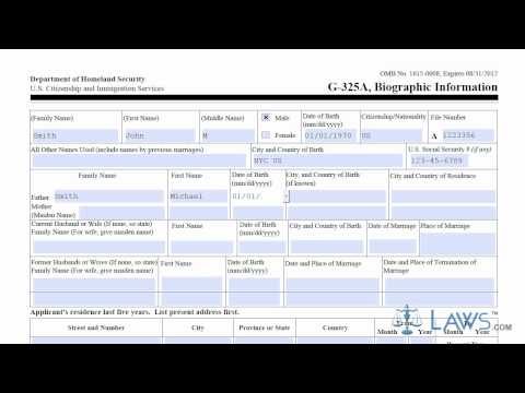 how to fill form g 325a