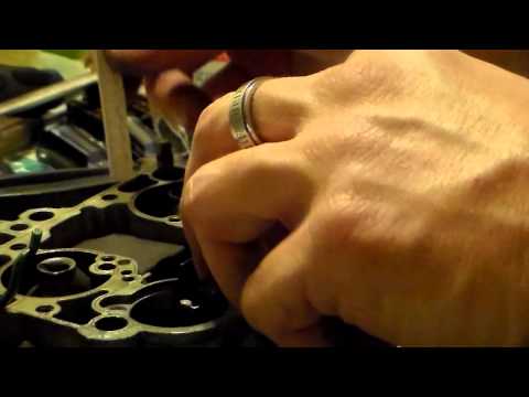 how to set a quadrajet carburetor