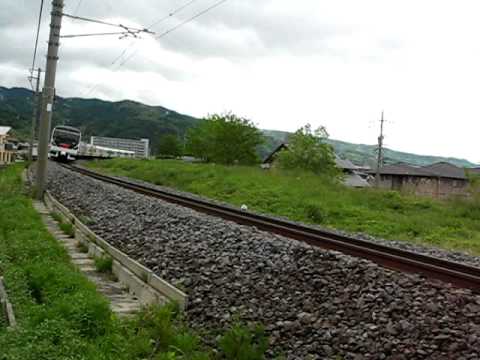 ちょっと速度が遅かった...あずさ