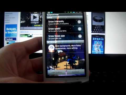 how to set wallpaper in xperia neo l