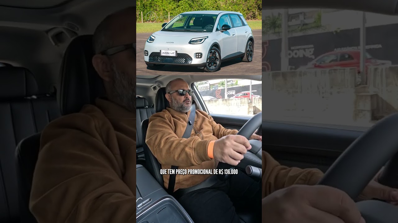 Dirigir o GAC Aion UT é exatamente o que você espera de um hatch elétr... #Shorts