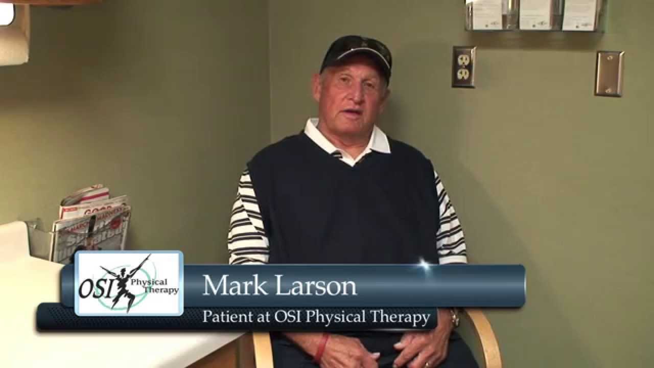 Knee Rehab Resources OSI Physical Therapy Stillwater, MN - Mark Larson Testimonial