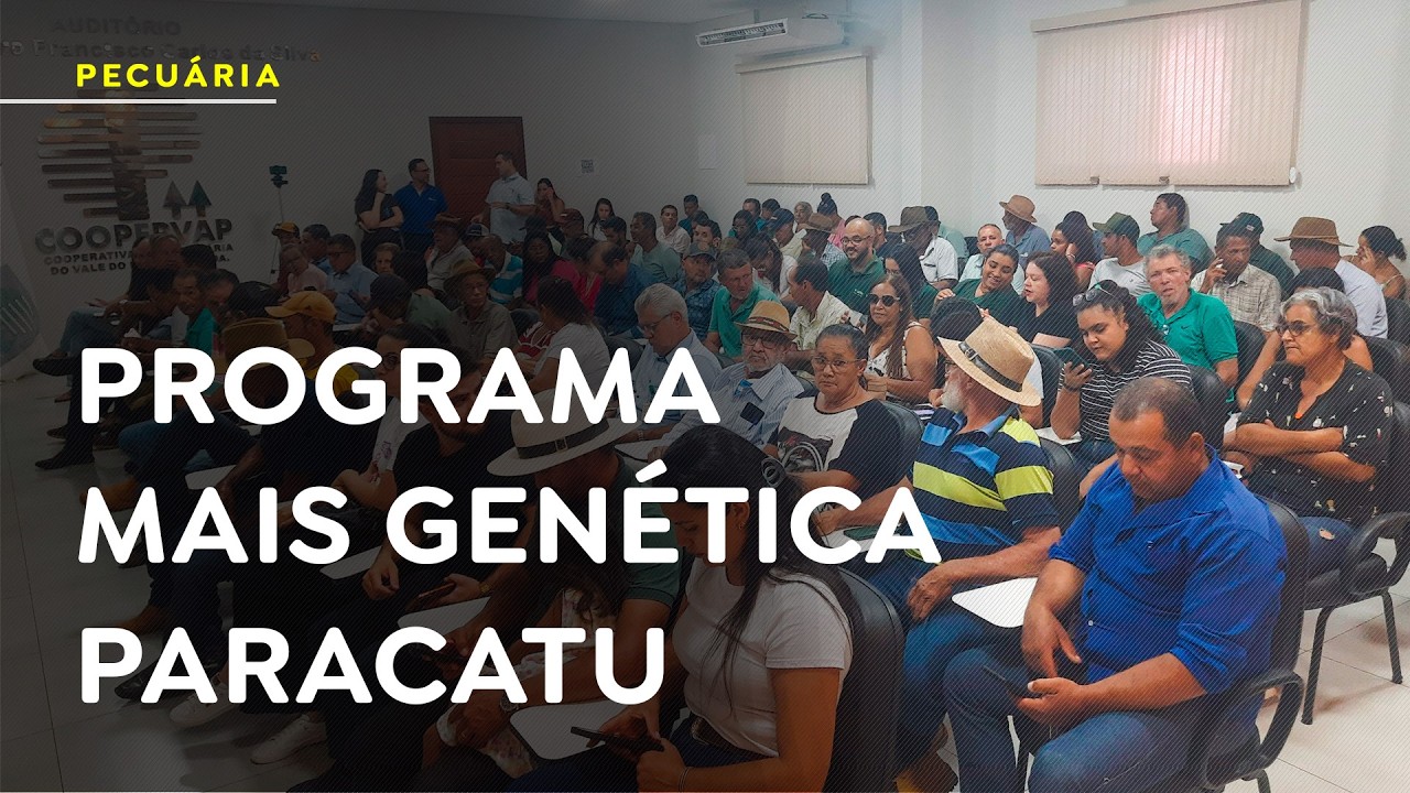 Prefeitura lança Programa Mais Genética Paracatu para fortalecer a pecuária local.