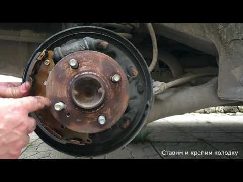 Замена задних тормозных колодок на хендай акцент своими руками 51