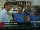 Cambridge Maple Leafs Interviewed by CBC in Trafalgar Square