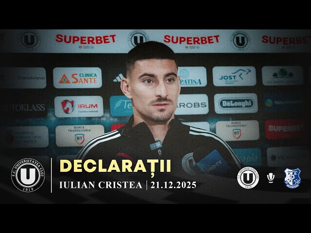 🎙 DECLARAȚII | Iulian Cristea: „Ne-am făcut niște sărbători foarte fericite”