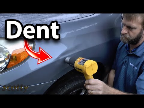 how to repair dents in car