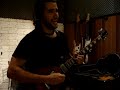 Cesar Ricky Mendes gravando as guitarras do CD “Shine in the Darkness” – Tehilim Celtic Rock