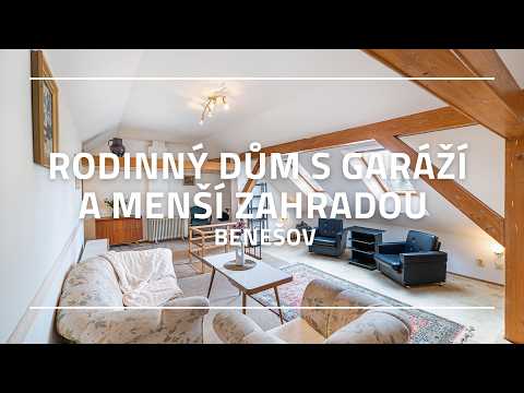Video Rodinný dům s menší zahradou a samostatnou garáží, Benešov