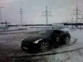 Nissan GT-R one circle snow drift