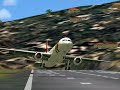 HEAVY GUST WIND ON LANDING (MADEIRA)