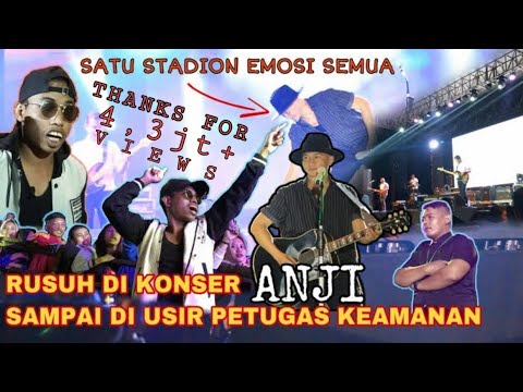 BIKIN RUSUH DI KONSERNYA ANJI, 1 STADION KANJURUHAN EMOSI SEMUA. AWALNYA DI USIR PETUGAS & AKHIRNYA!