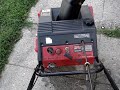 MTD 2 Cycle Snowthrower Running MTD 2 Cycle Snowthrower Running