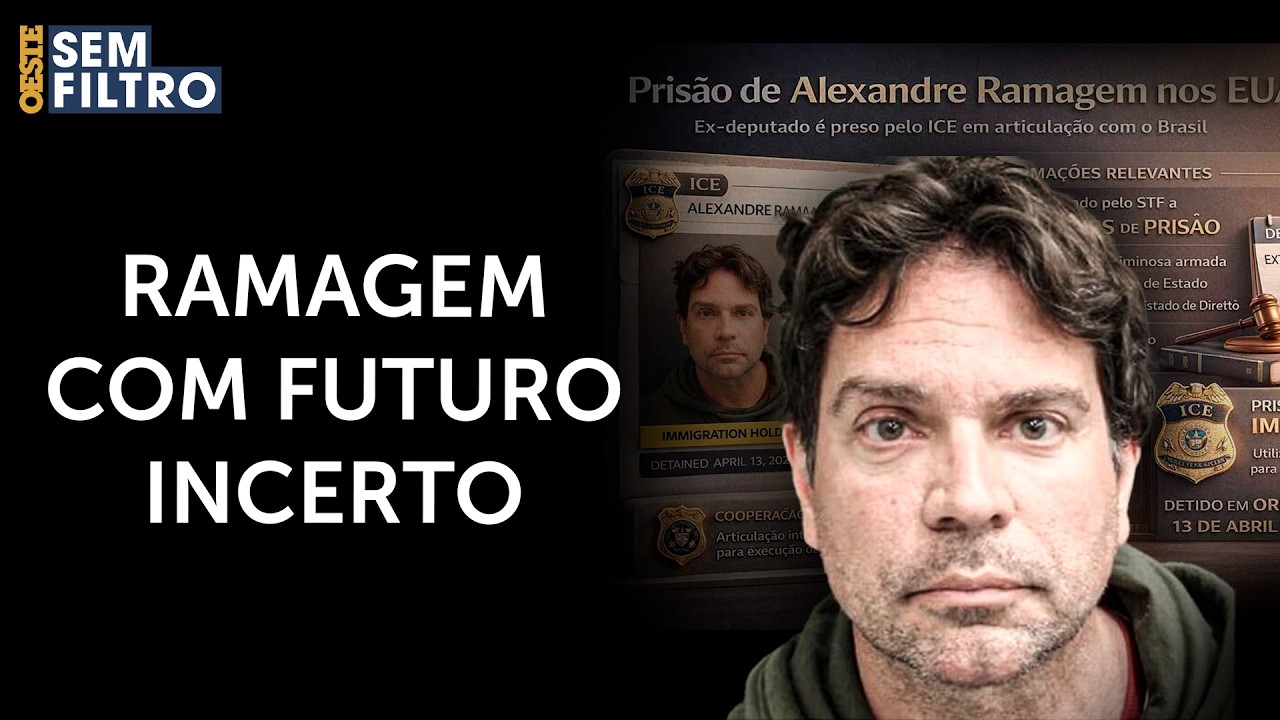 ICE: Justiça dos EUA divulga foto de Ramagem sob custódia do serviço de imigração
