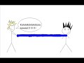 goku v.s vegata, battle of the stick people