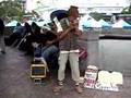 Busking by Jew's harp @ Auckland#1　口琴