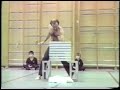 Don Arnott of Tomari Martial Arts smashes eight, 2x4x16 inch concrete bricks.