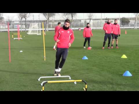 Sevilla - Entrenamiento del Sevilla Atletico con Futbolcarrasco.com.