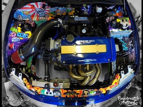 how to paint eg engine bay