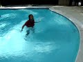 Pushed tati in the pool :) Pushed tati in the pool :)