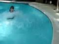 Pushed tati in the pool :)