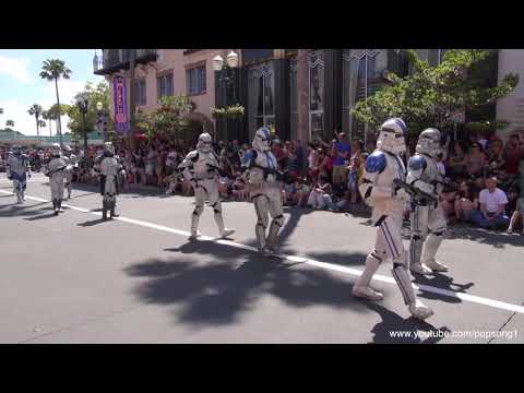Walt Disney - Here's the parade and motorcade from the opening day of Star Wars Weekends at Disney's Hollywood Studios. Filmed on May 17th, 2013. Subscribe to my YouTube c...