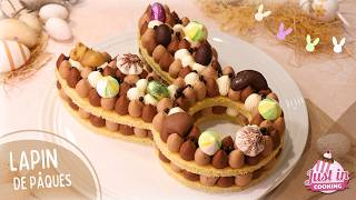 Recette de Number Cake Lapin aux 3 Chocolats 😍🍫 Le Gâteau de Pâques le plus adorable 🐰