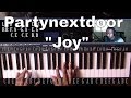 Piano Lesson | PartyNextDoor | Joy
